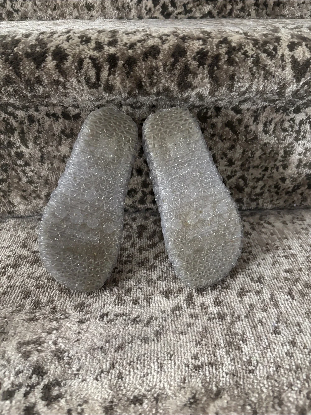 Mini Melissa Campana Clear Glitter Jelly Mary Jane Shoes toddler 10